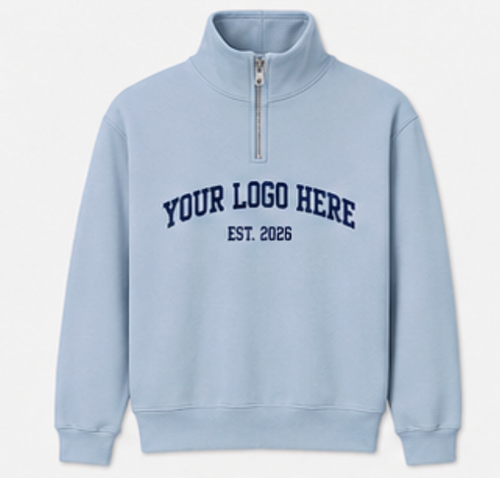 Fleece Quarter Zip Sweatshirt
