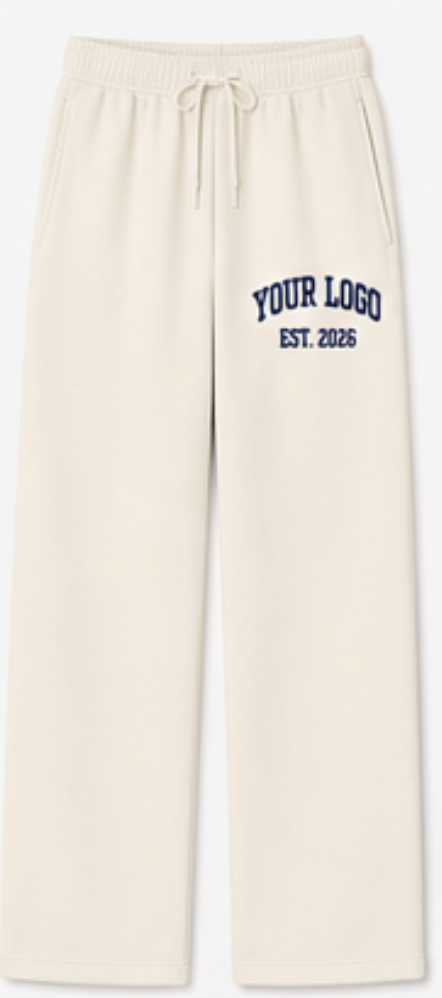 Open Bottom Sweatpants