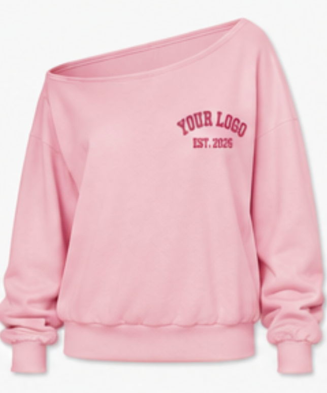 Off-Shoulder Sweatshirt