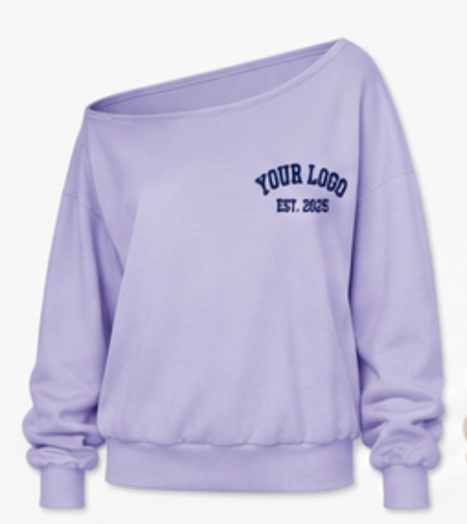 Off-Shoulder Sweatshirt