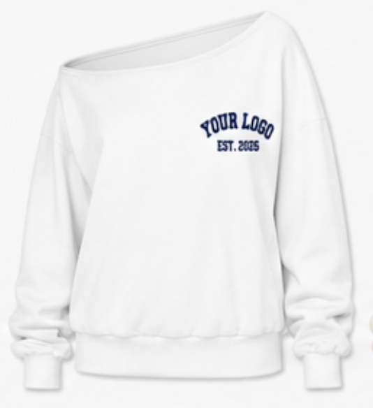 Off-Shoulder Sweatshirt