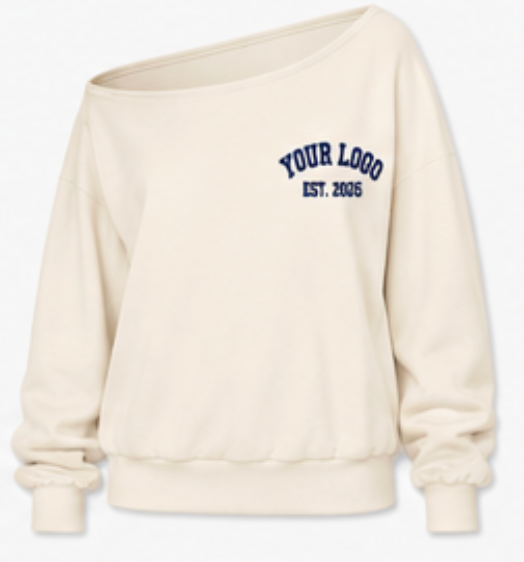 Off-Shoulder Sweatshirt